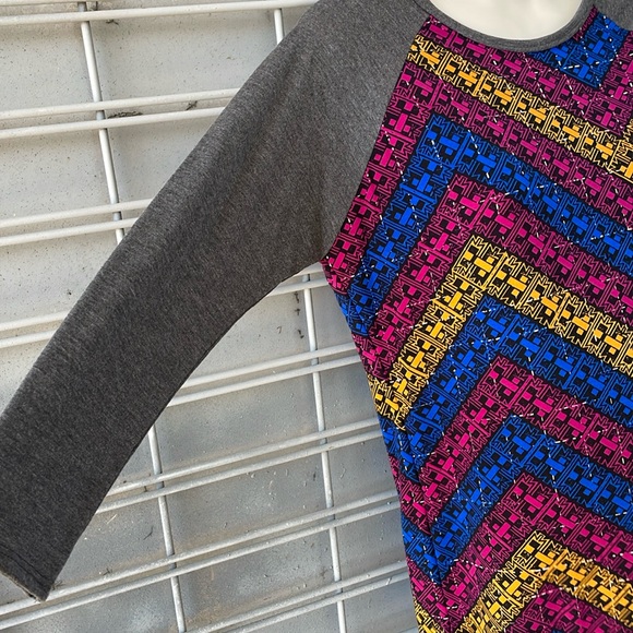 LLR - Abstract Printed Randy Top-#0279 - Picture 4 of 12